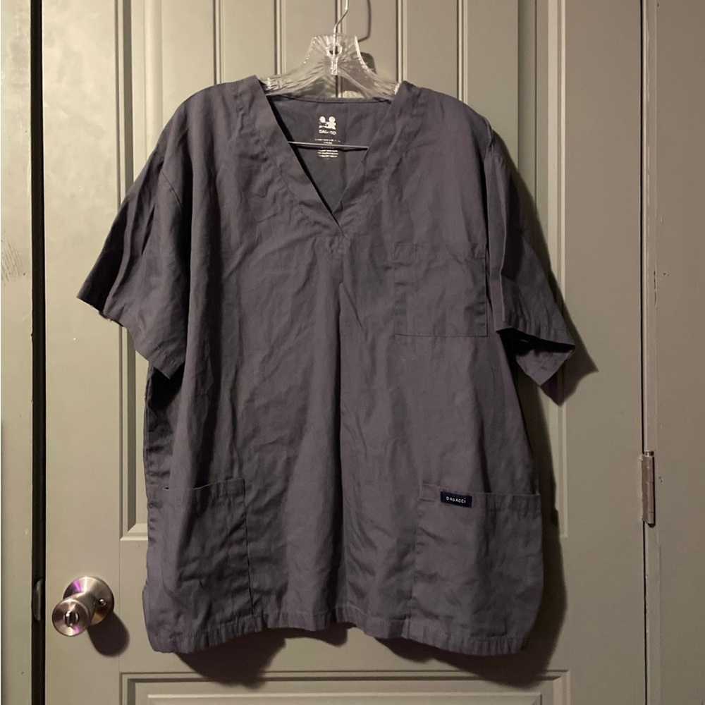 Men's Charcoal V-Neck Shirt